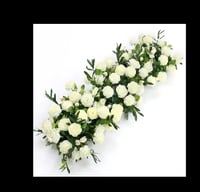 Image 2 of Wedding stage design 3 set arch , greenery backdrop and flowers  