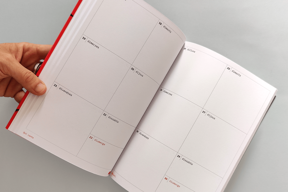 Image of Agenda i llibreta - 2 en 1 - REVERSIBLE