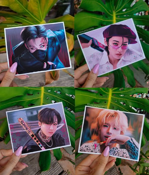 "5 Star" Hyung Line Individual Small Art Prints 4.25 x 5.5