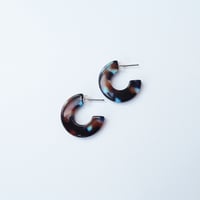 Image 2 of *NEW* Coral Mini Hoop Earrings
