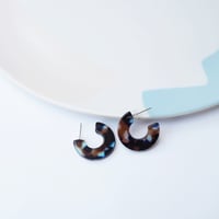 Image 1 of *NEW* Coral Mini Hoop Earrings