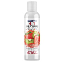 Swiss Navy 4 In 1 Playful Flavors Strawberry/Kiwi Pleasure