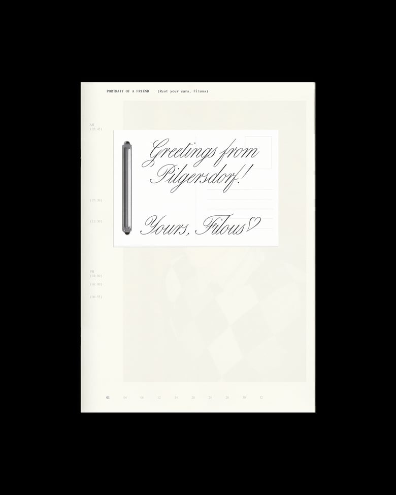 Image of PORTRAIT OF A FRIEND – Zine