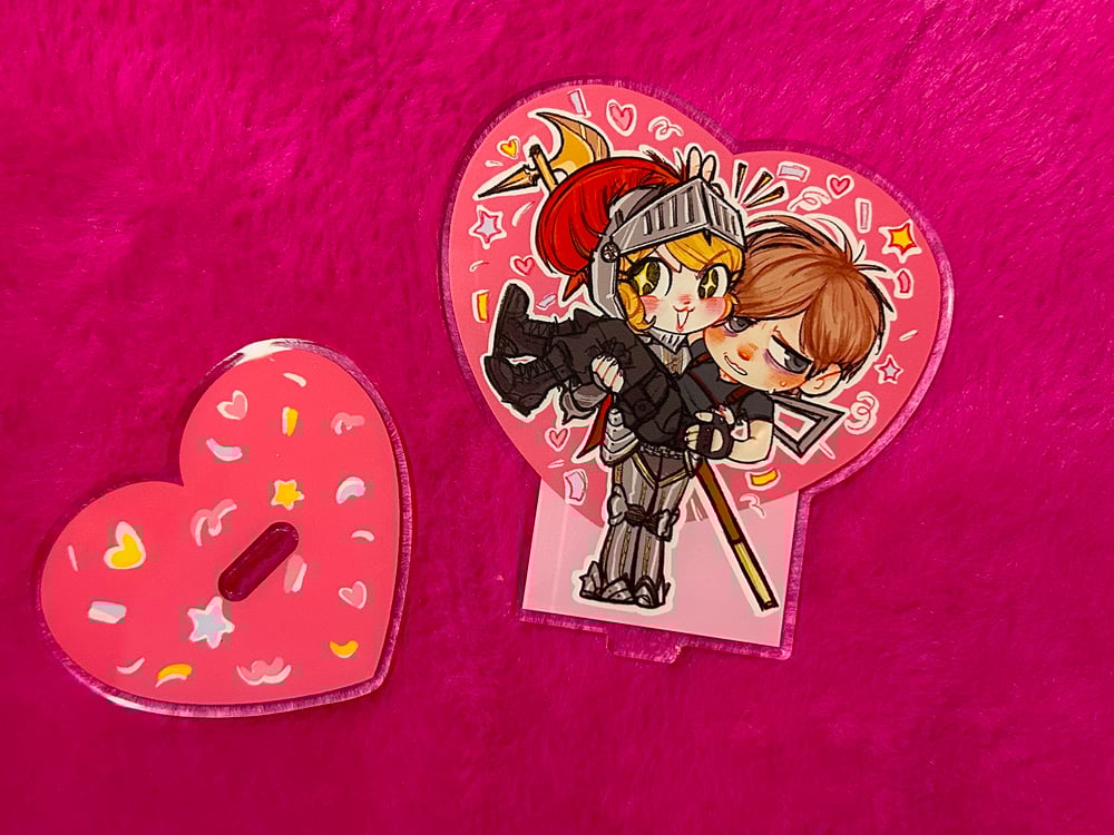  [ONE LEFT!] Leon & Ashley Knight In Shining Armor Acrylic Stand