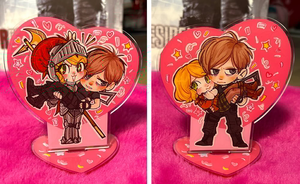  [ONE LEFT!] Leon & Ashley Knight In Shining Armor Acrylic Stand