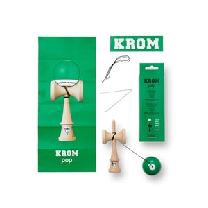 KROM Kendama - POP LOL Dark Green 