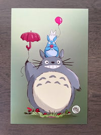 Image 2 of Totoro Mini Print (Foil)