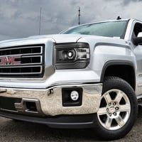Image 1 of 201-2015 SIERRA BLACK HEADLIGHTS