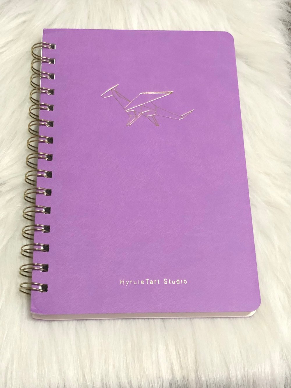 Foil Origami Dragon Notebook Original Art