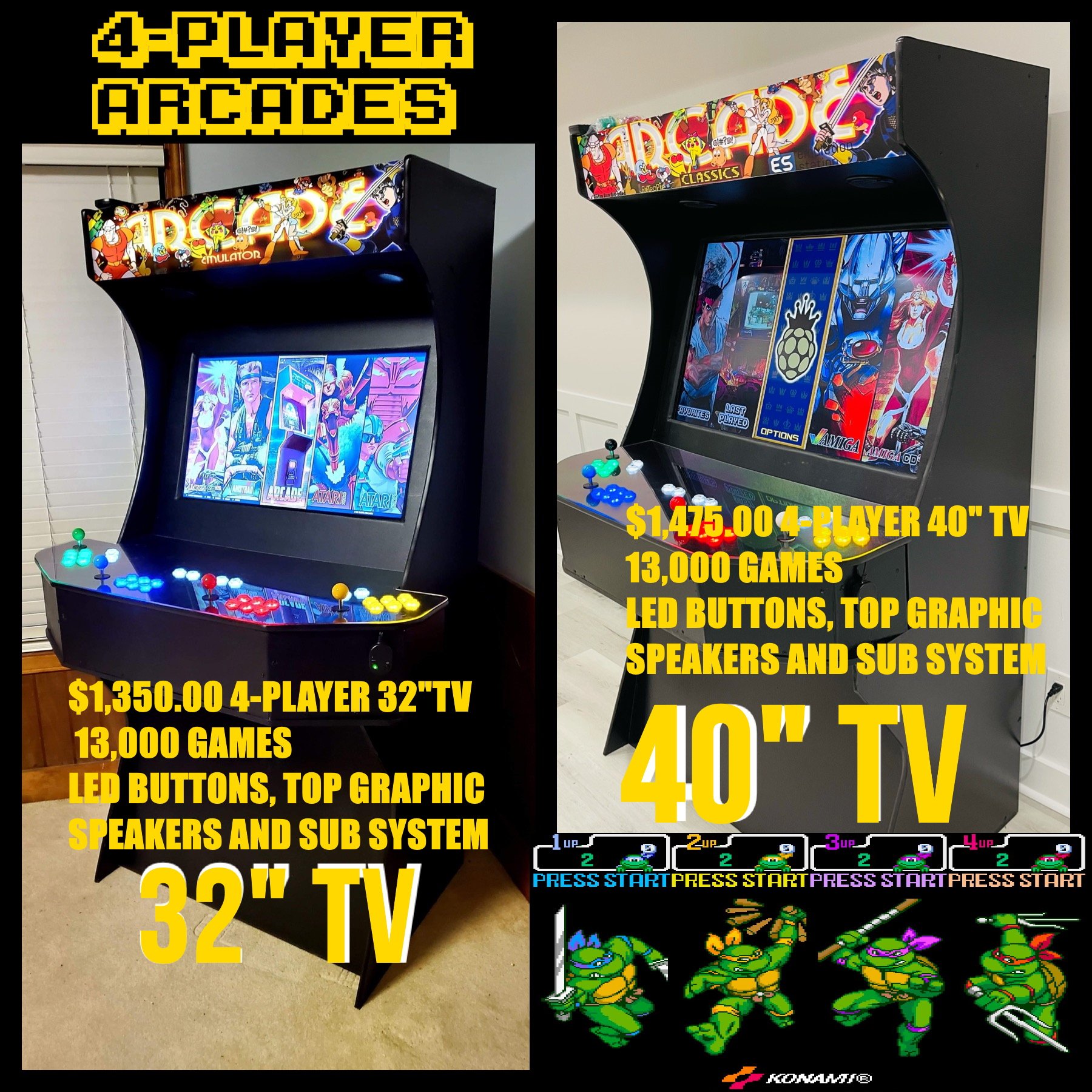 4-Player Arcade Machine 32