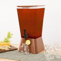5 Gallon Brown Beverage / Juice Dispenser