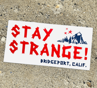 Stay Strange Bumper Sticker