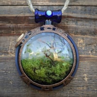Image 1 of Terrarium Pendant w/ Copper Honu