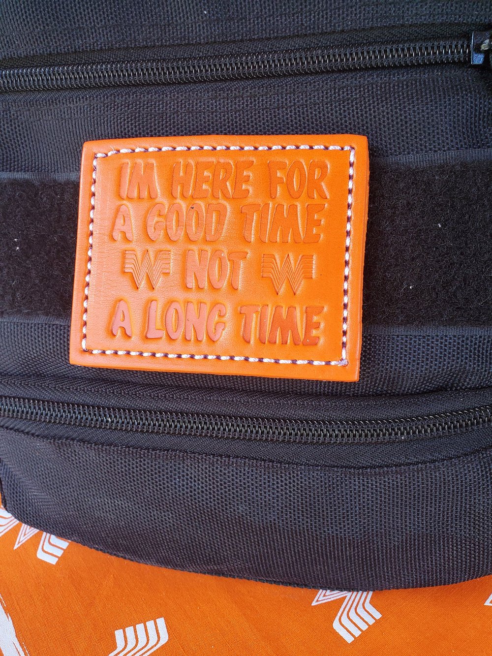 Whataburger Leather Patch. LIMITED.