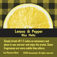 Image 1 of Lemon & Pepper - Wax Melts