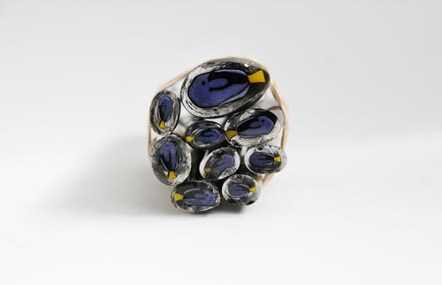 Image of 10 grams Blue Tang Murrine