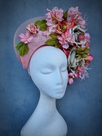 Image 3 of Floral Crown in Peaches and Greens