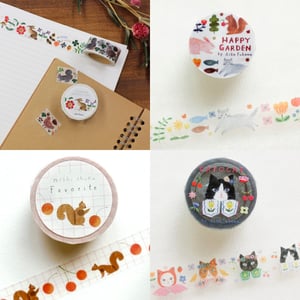 Image of Cute Japanese washi tape