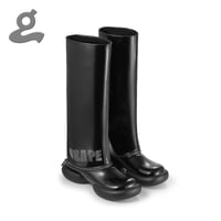 Image 1 of Black Detachable Boots
