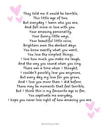 Terrible two's poem
