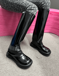 Image 3 of Black Detachable Boots