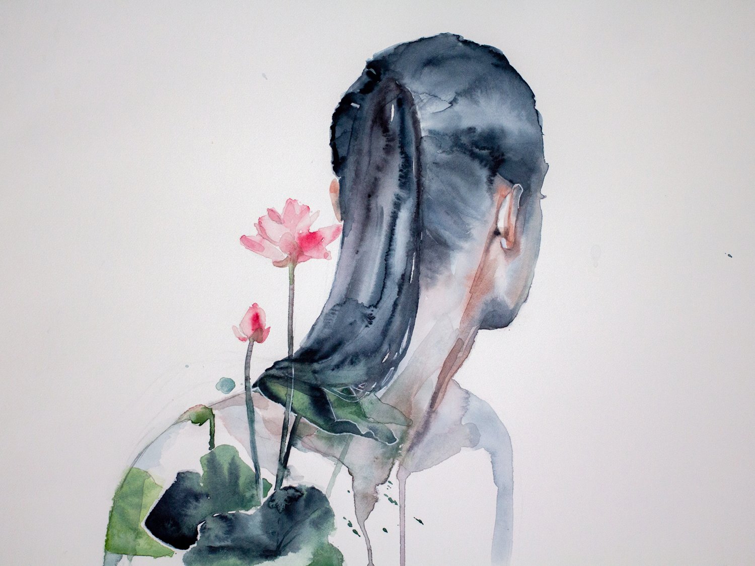 Agnes-Cecile what is happening inside you (40x30 cm)