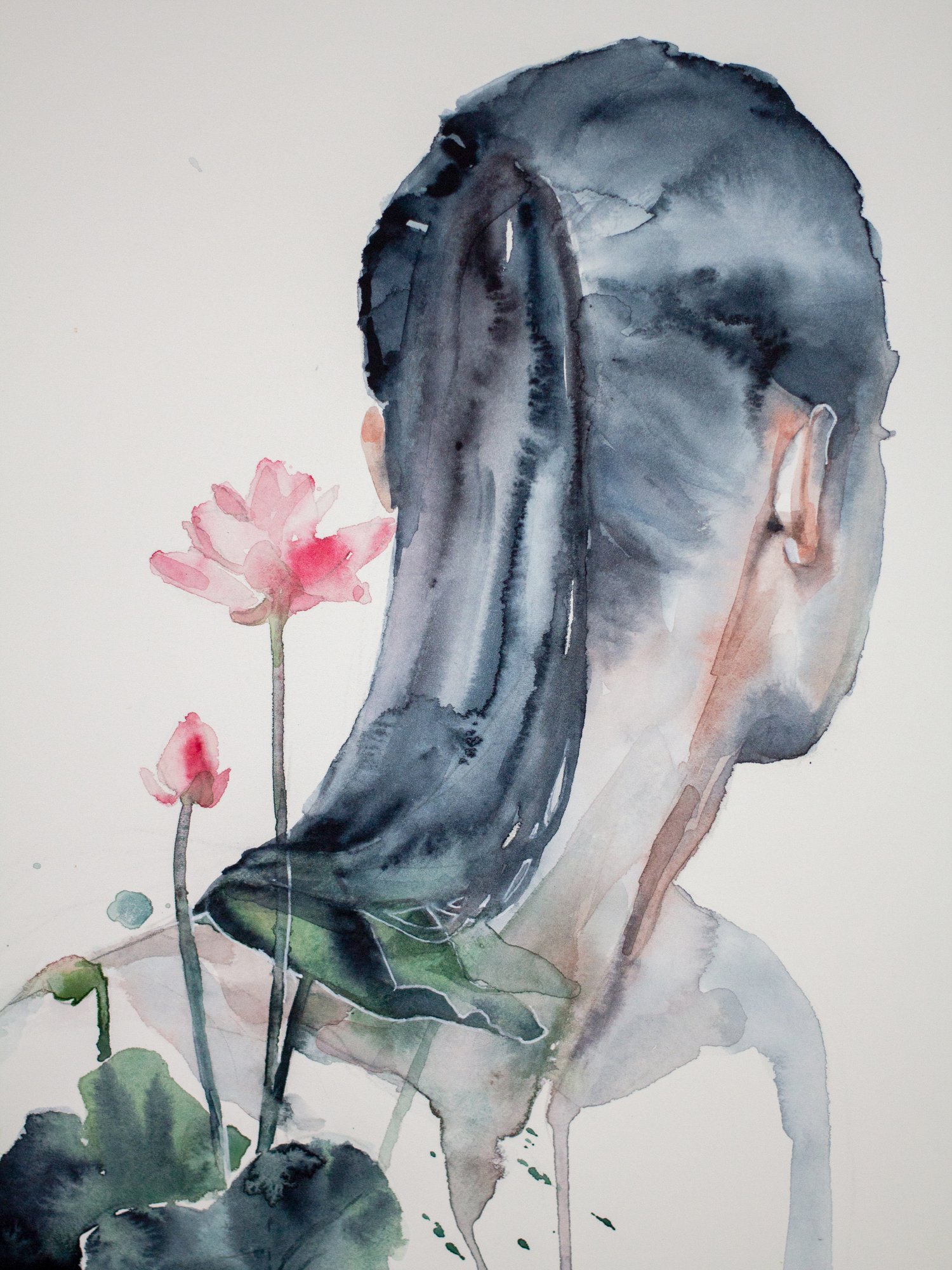 Agnes-Cecile what is happening inside you (40x30 cm)
