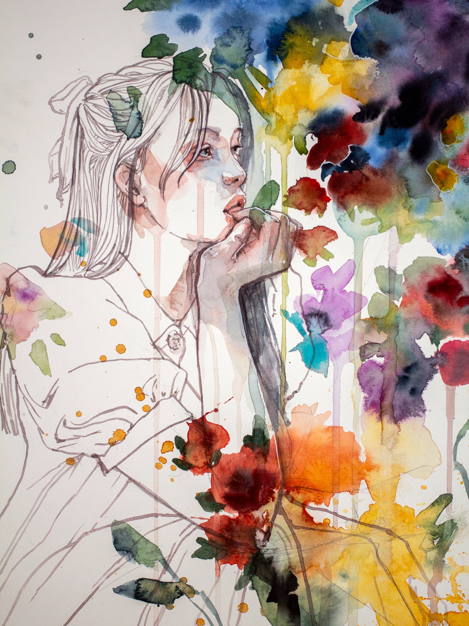 Agnes-Cecile wait for the day to come (30x40 cm)