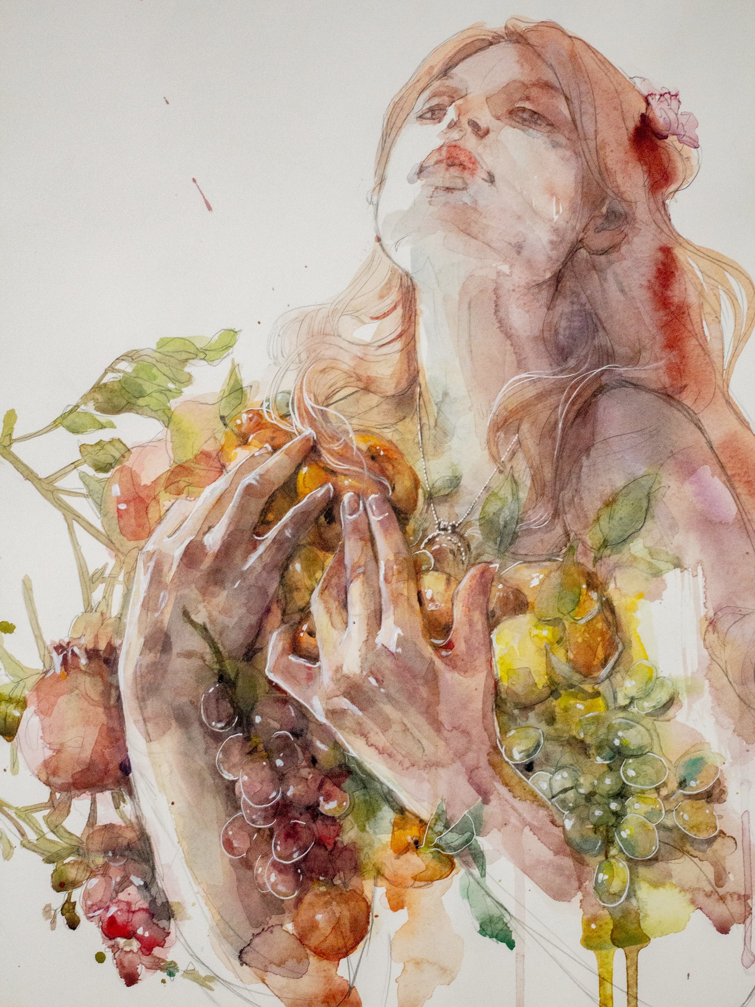 Agnes-Cecile harvest (60 x46 cm)