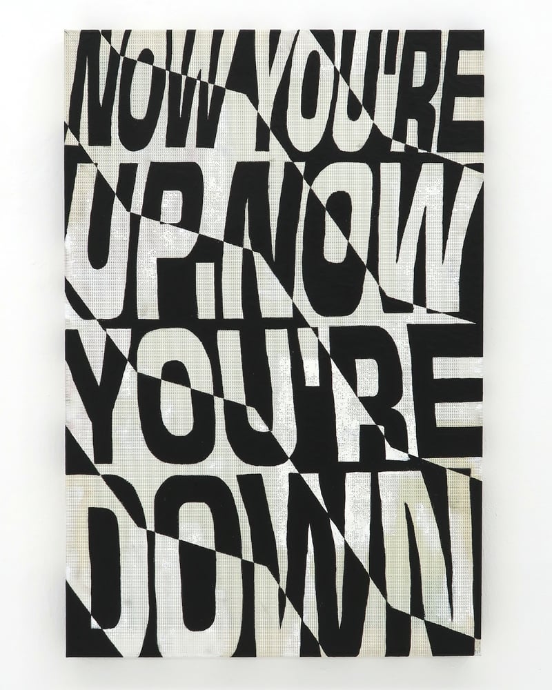 Image of Aedan Lee 'NOW YOU'RE UP / NOW YOU'RE DOWN' - Original Artwork 2023