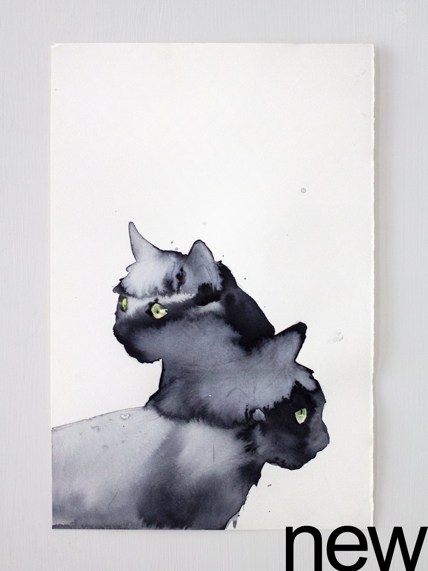 Agnes-Cecile shadow cats (20x30 cm)