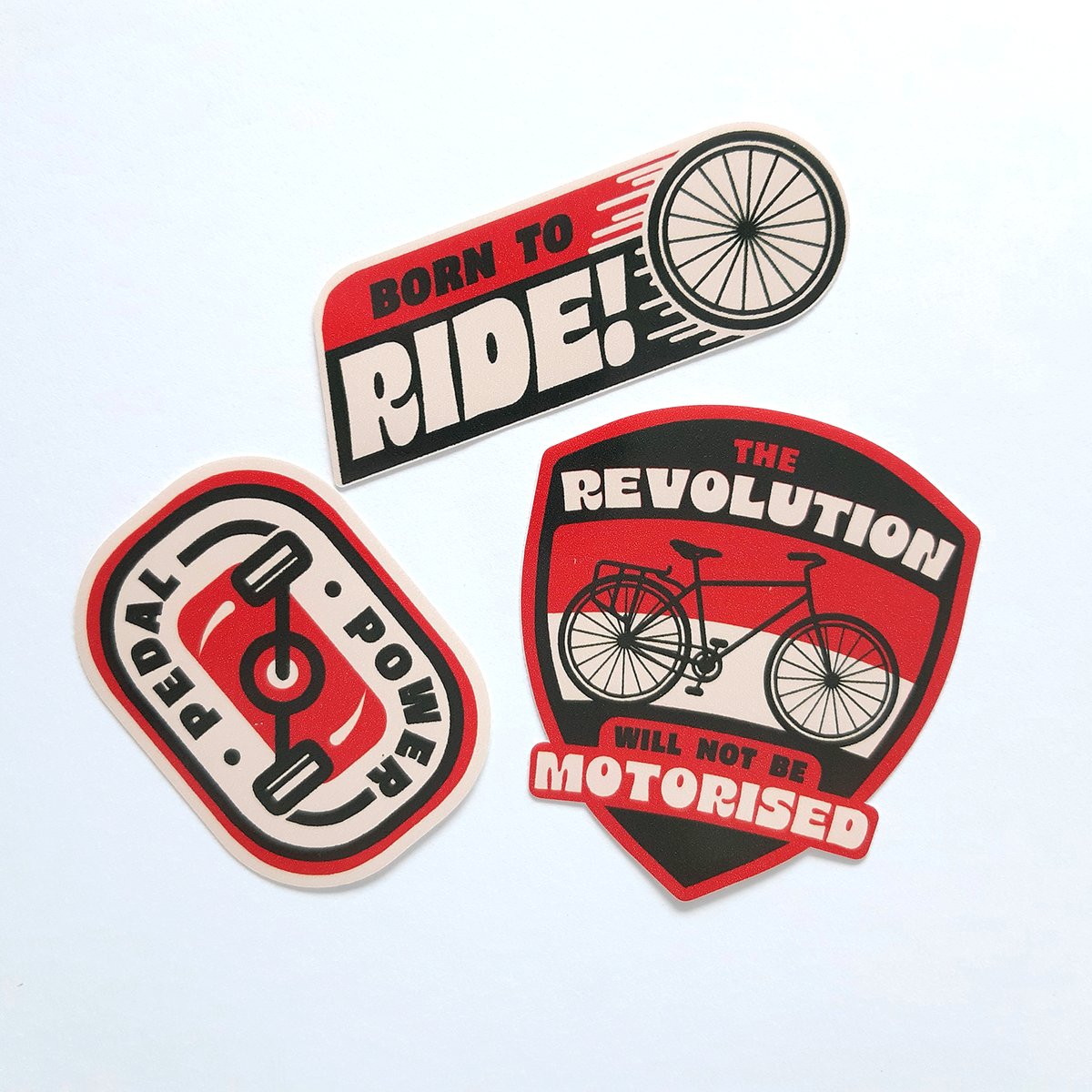 Born To Ride sticker pack