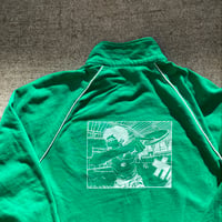 Image 3 of Smile Green "California Fleece" Track Zip-Up