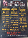 Milwaukee Metal Fest poster 18 x24