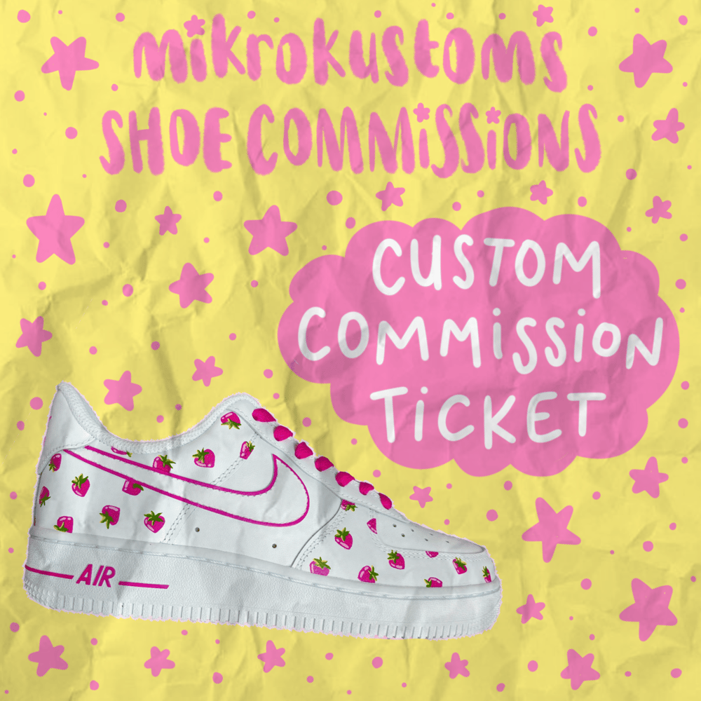 Image of custom commission ticket