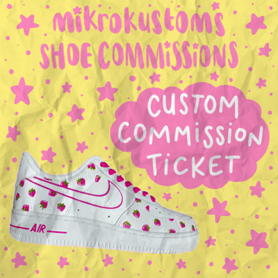 Image of custom commission ticket
