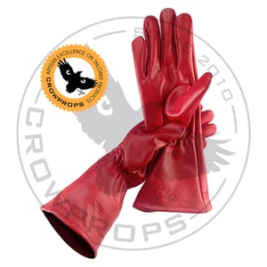 Image of Royal Guard Red Leather Gloves