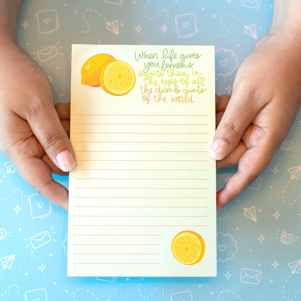 Image of When Life Gives You Lemons Notepad