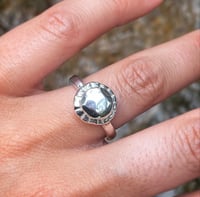 Image 2 of Silver sun ring 