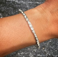 Image 2 of Silver touchstone bangle