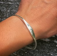 Image 2 of Silver Ebb and Flow bangle
