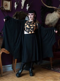 Bat Cardigan with pockets ready to ship