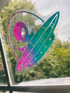 UFO Window Cling