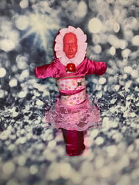 Image 2 of Erzulie Fréda,Voodoo Goddess of Love and Luxury With Pink Lace by Ugly Shyla