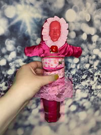 Image 3 of Erzulie Fréda,Voodoo Goddess of Love and Luxury With Pink Lace by Ugly Shyla