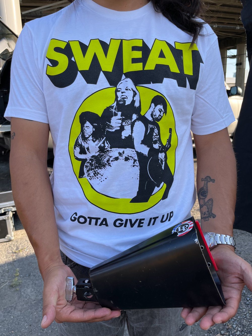 SWEAT "Gotta Give It Up" Shirt $20