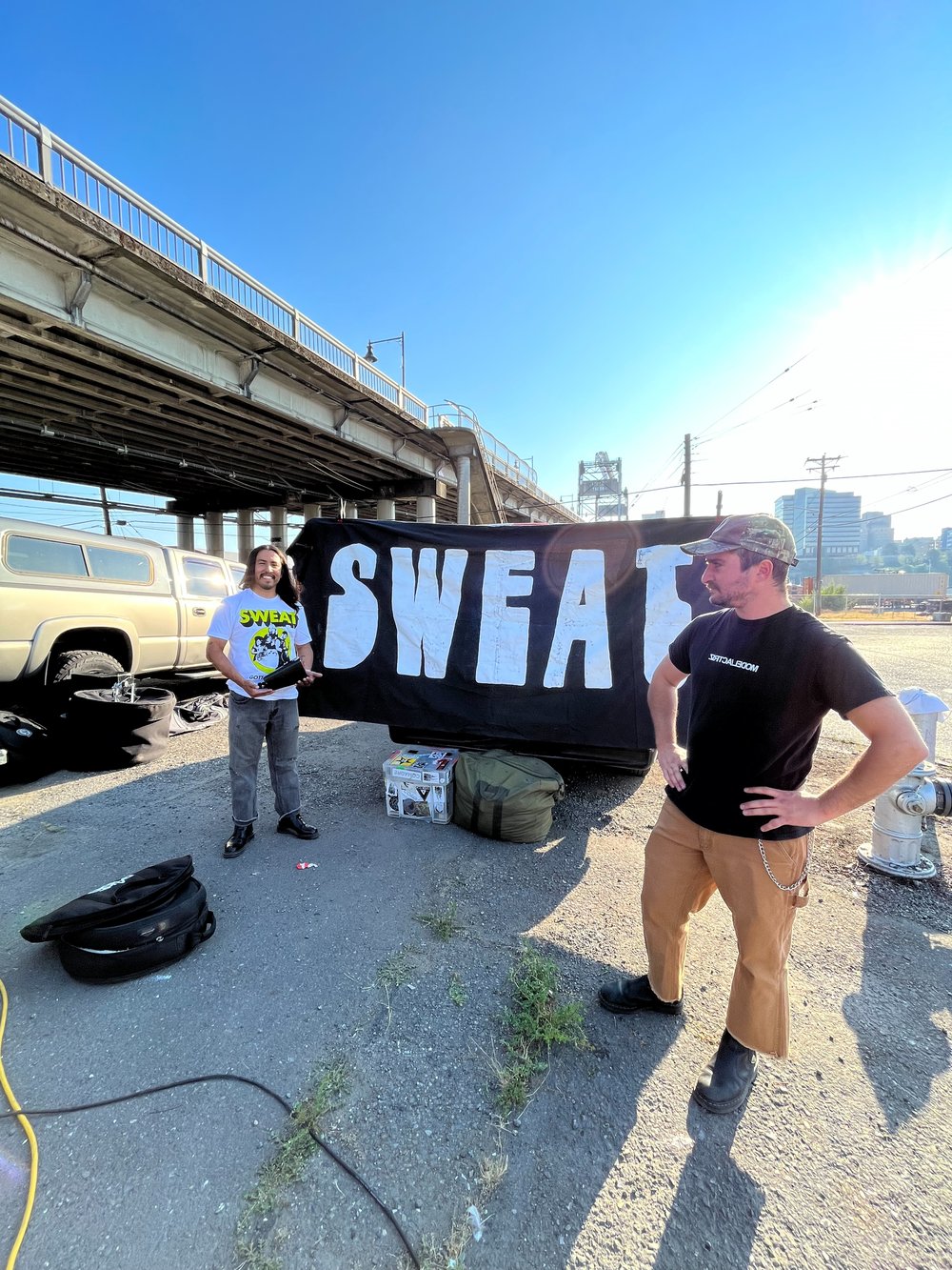 SWEAT "Gotta Give It Up" Shirt $15