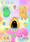 Chicky Sticker Sheets