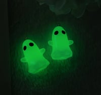 Image 2 of Glow-in-the-Dark Ghost Earrings