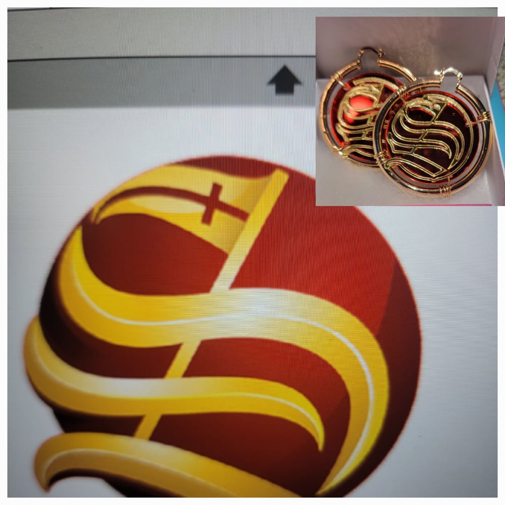 Image of Logo  Earrings 